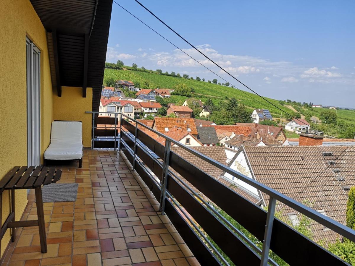 Ferienwohnung "Weinbergblick" Im Winzerdorf Leinsweiler Exterior foto